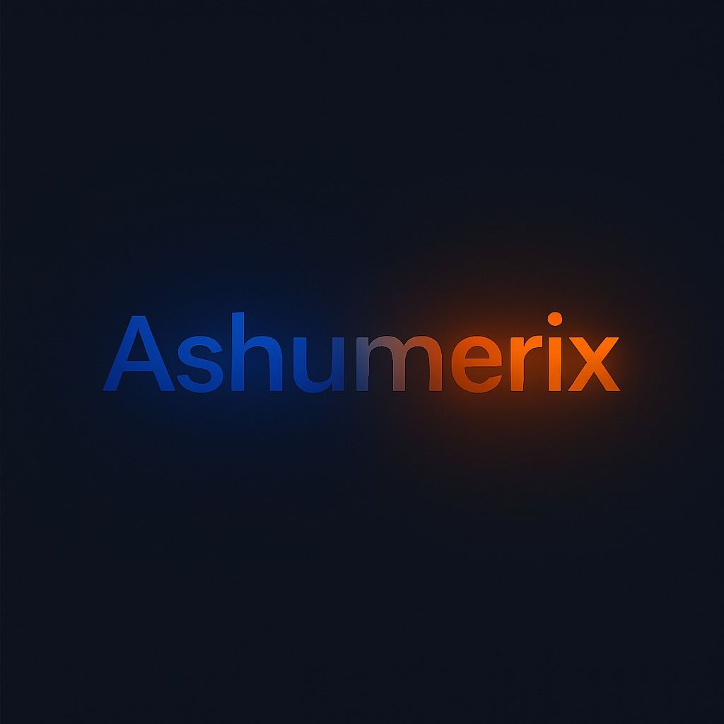 Ashumerix developer workspace showcasing engineering excellence